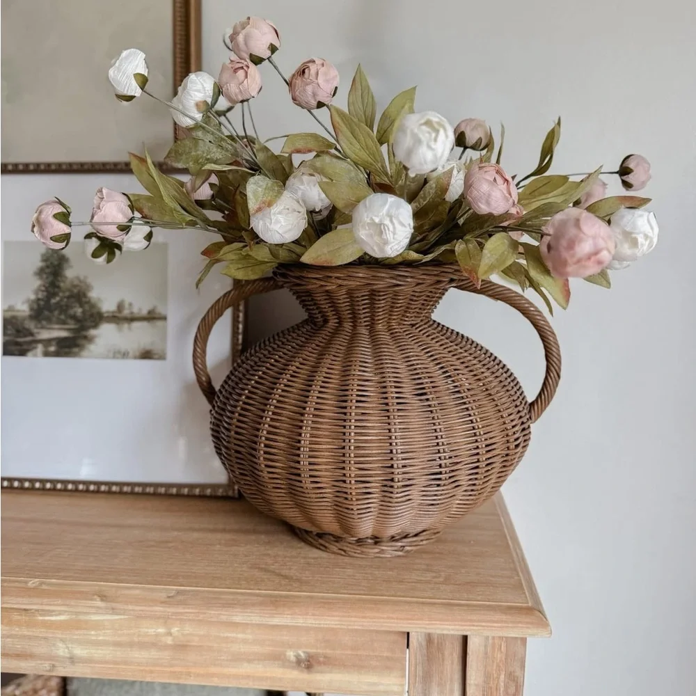 5/ Stems NEW Cream or Ten Peony Stem by Ashland®
